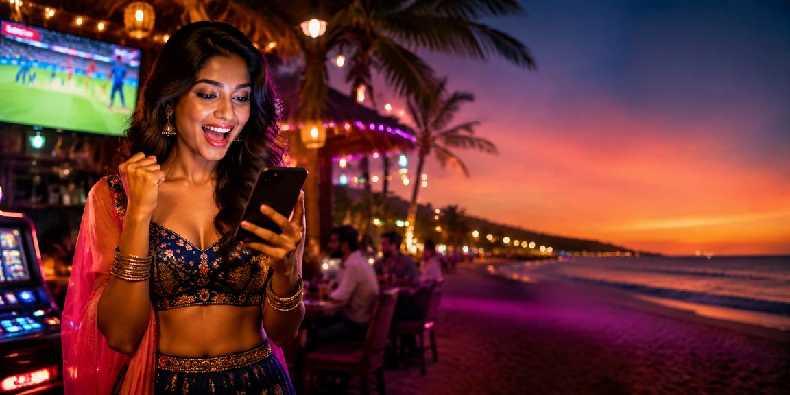 Goa beach cricket betting scene